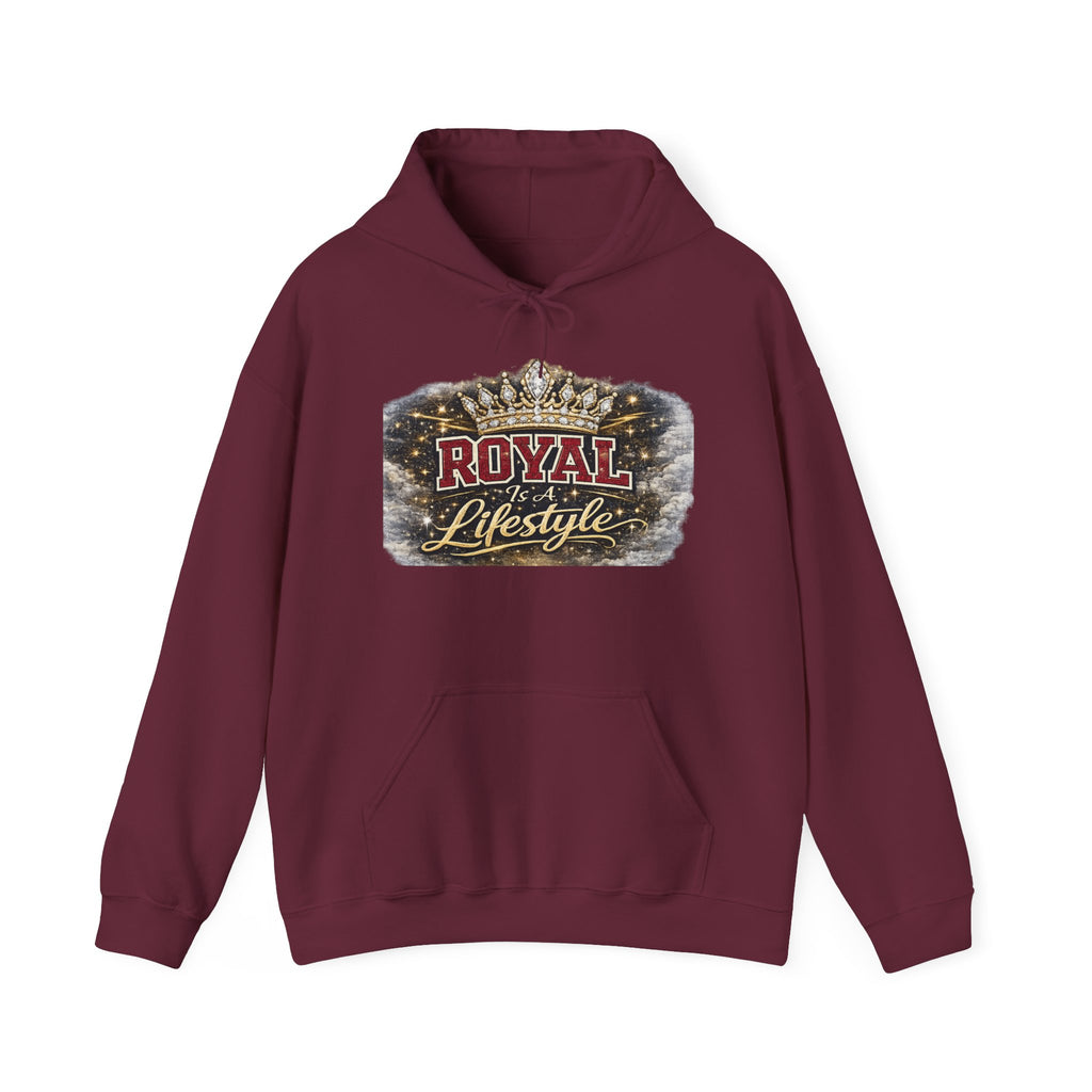 Royal Lifestyle Hoodie - Crown Graphic Pullover for Regal Streetwear