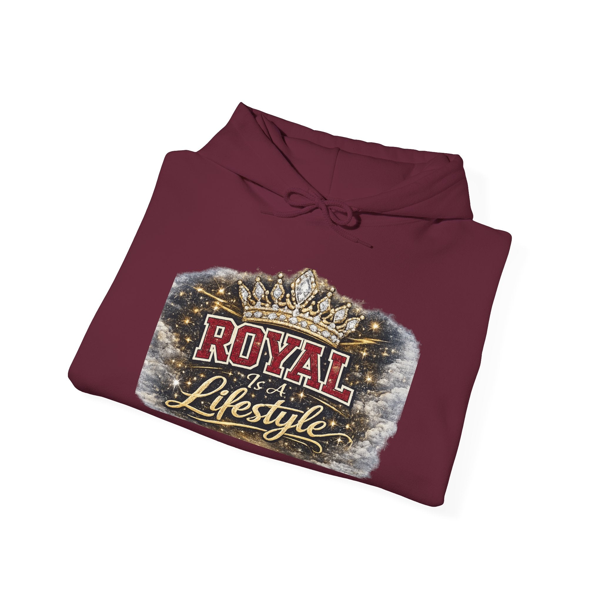 Royal Lifestyle Hoodie - Crown Graphic Pullover for Regal Streetwear