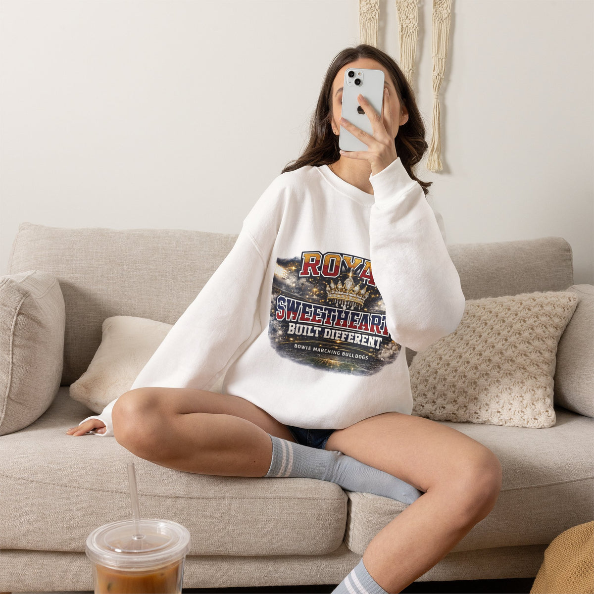 Royal Sweethearts 'Built Different' Crewneck Sweatshirt