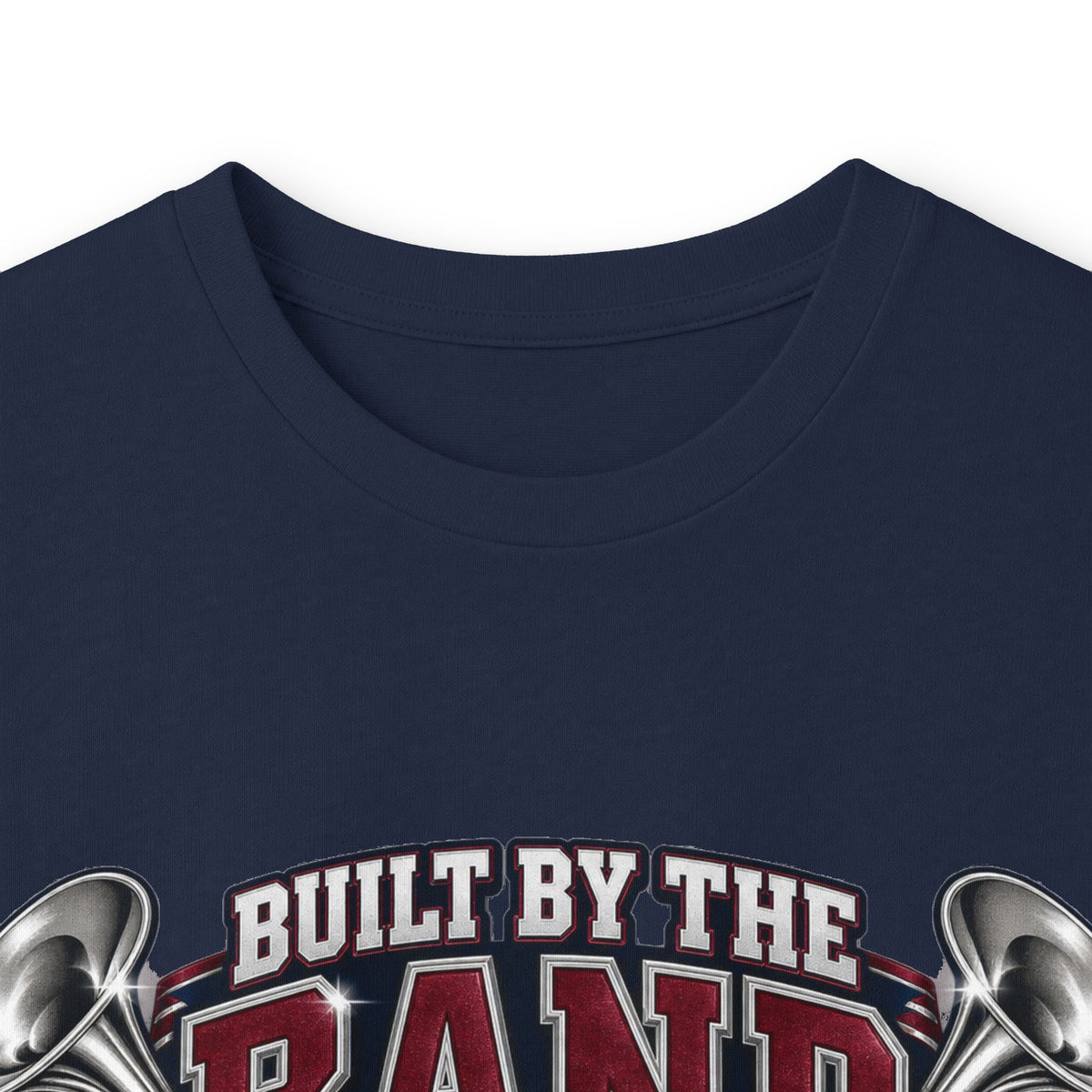 Long Sleeve Tee - "Built by the Band, Remembered by the Legacy" Rock Drum & Horn Graphic