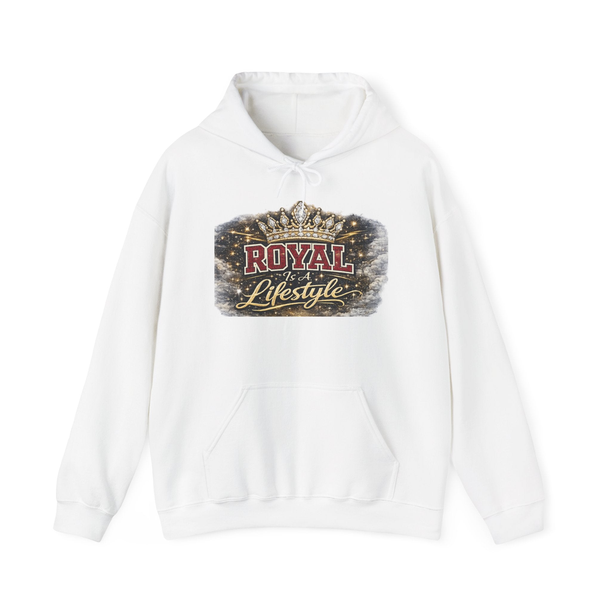 Royal Lifestyle Hoodie - Crown Graphic Pullover for Regal Streetwear
