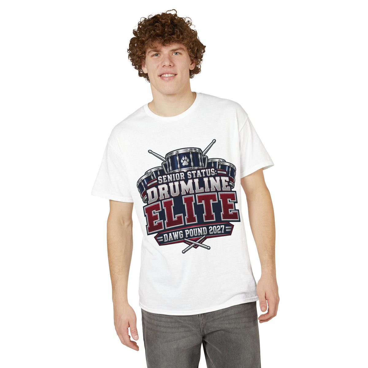 Drumline Elite Senior T‑Shirt — "Dawg Pound 2027" Band Tee