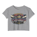 Festival Crop Top — "Royal Sweethearts Built Different" Graphic