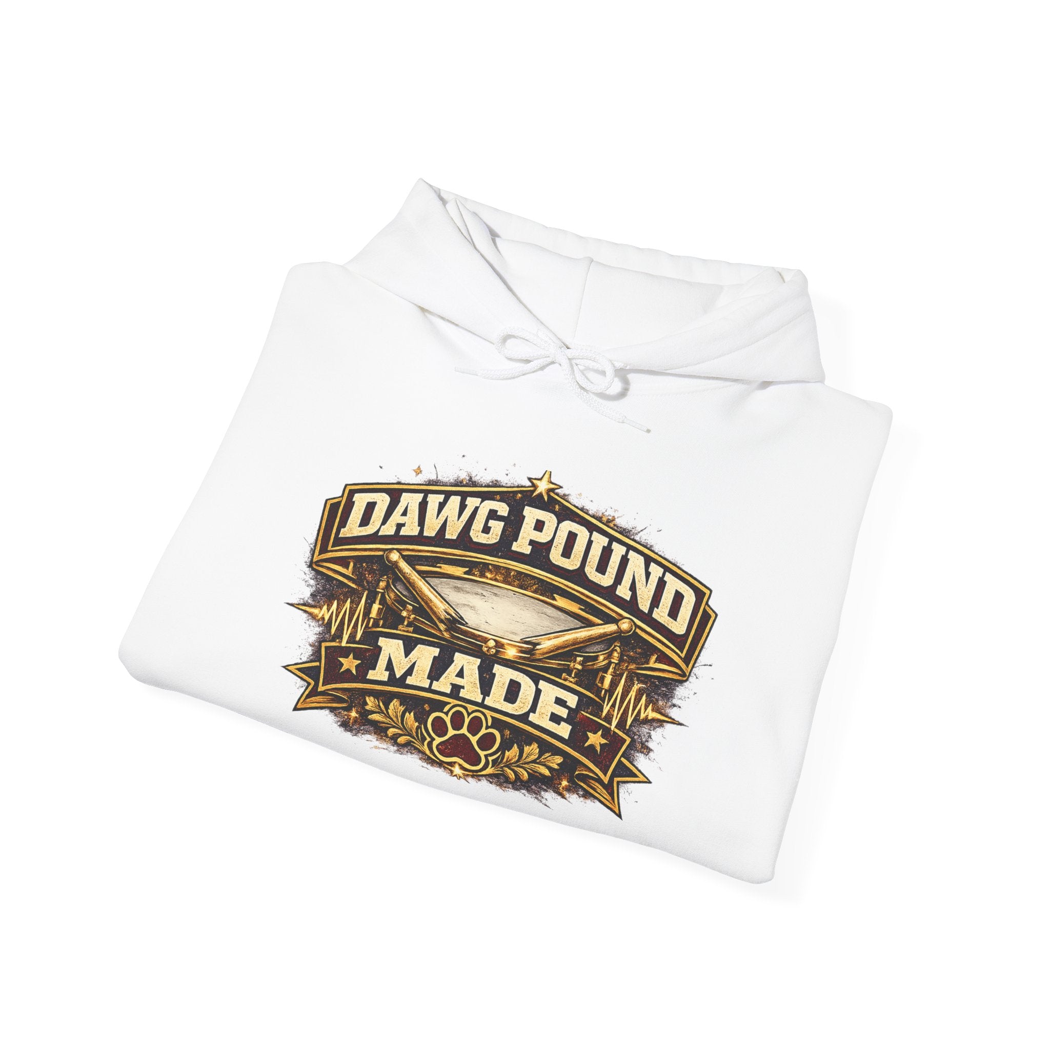 Dawg Pound Made Hoodie – Vintage Football Fan Pullover