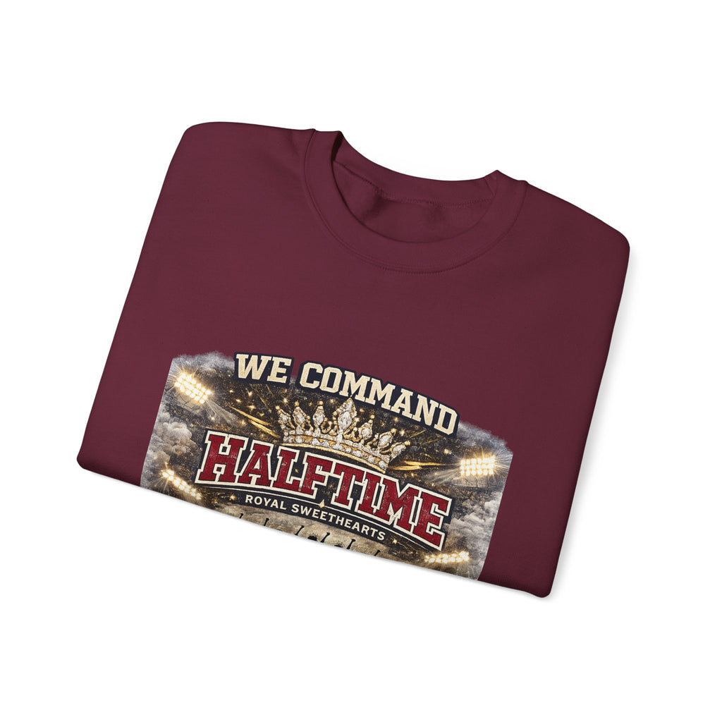Halftime Command Crewneck Sweatshirt – We Command Halftime Football Design