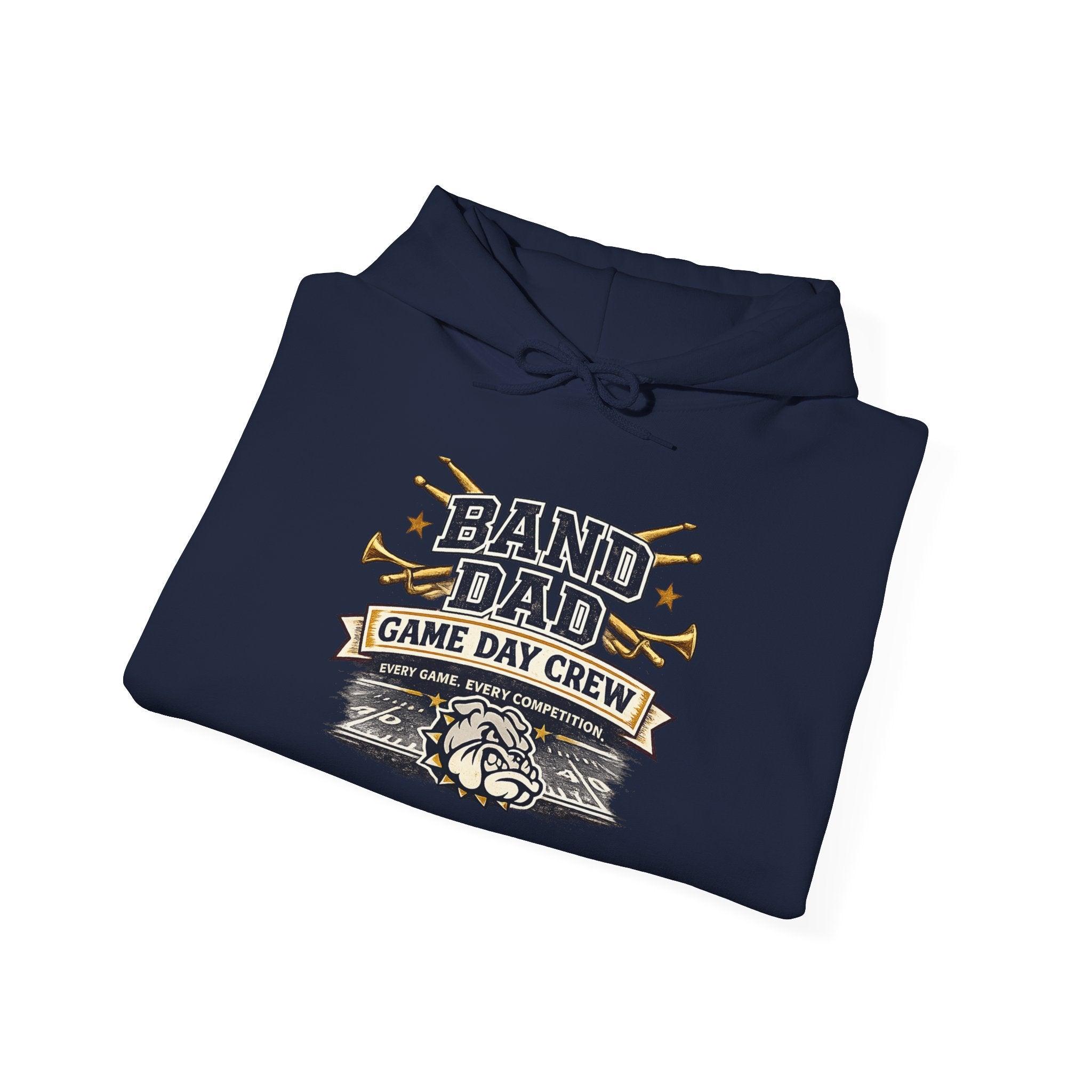 Band Dad Hoodie - Game Day Crew Marching Band Dad Sweatshirt