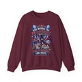Motorcycle Grandpa Crewneck Sweatshirt — "She Brings the Pressure, I Bring the Pride" Graphic