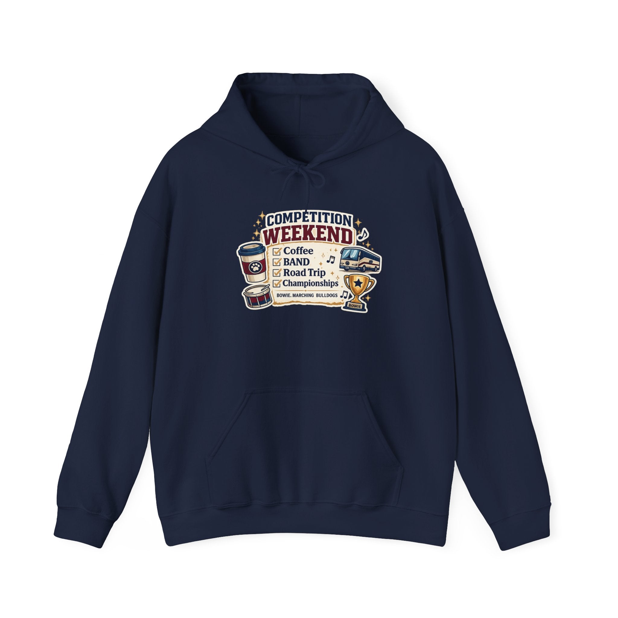 Competition Weekend Hoodie — Coffee, Band, Road Trip Championship Sweatshirt