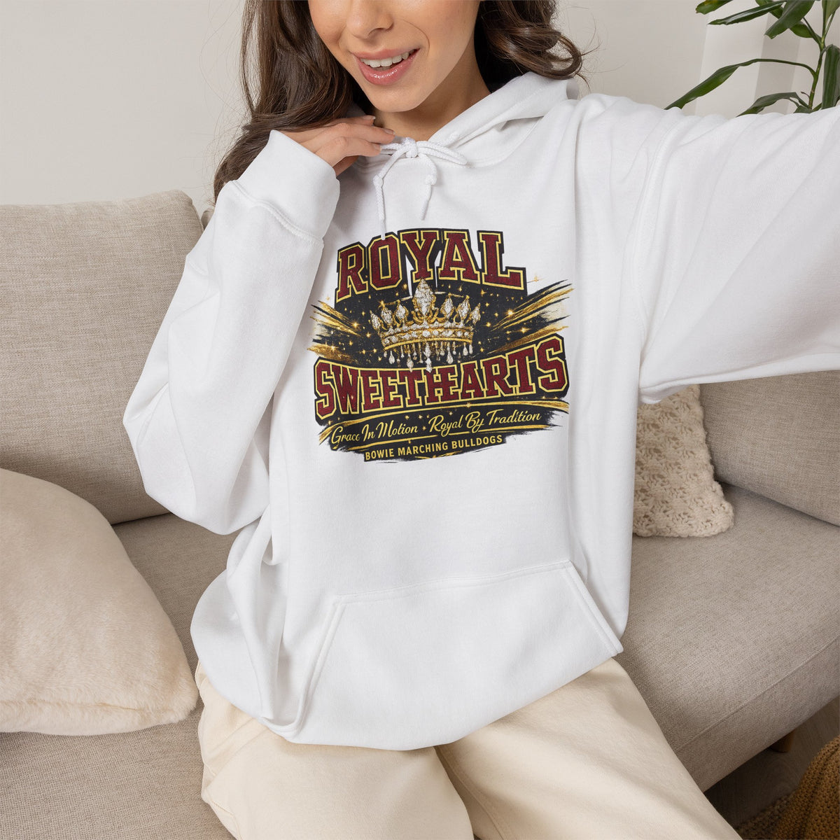 Royal Sweethearts Hoodie — Vintage Rock Band Graphic Pullover