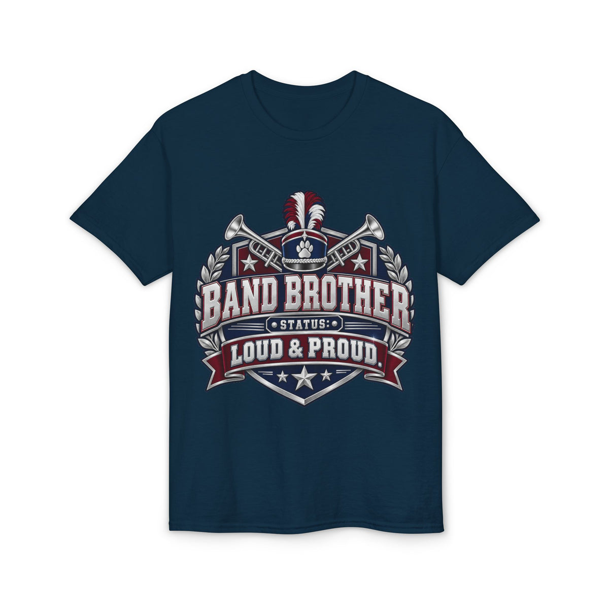 Band Brother Loud & Proud T-Shirt – Patriotic Marching Band Tee
