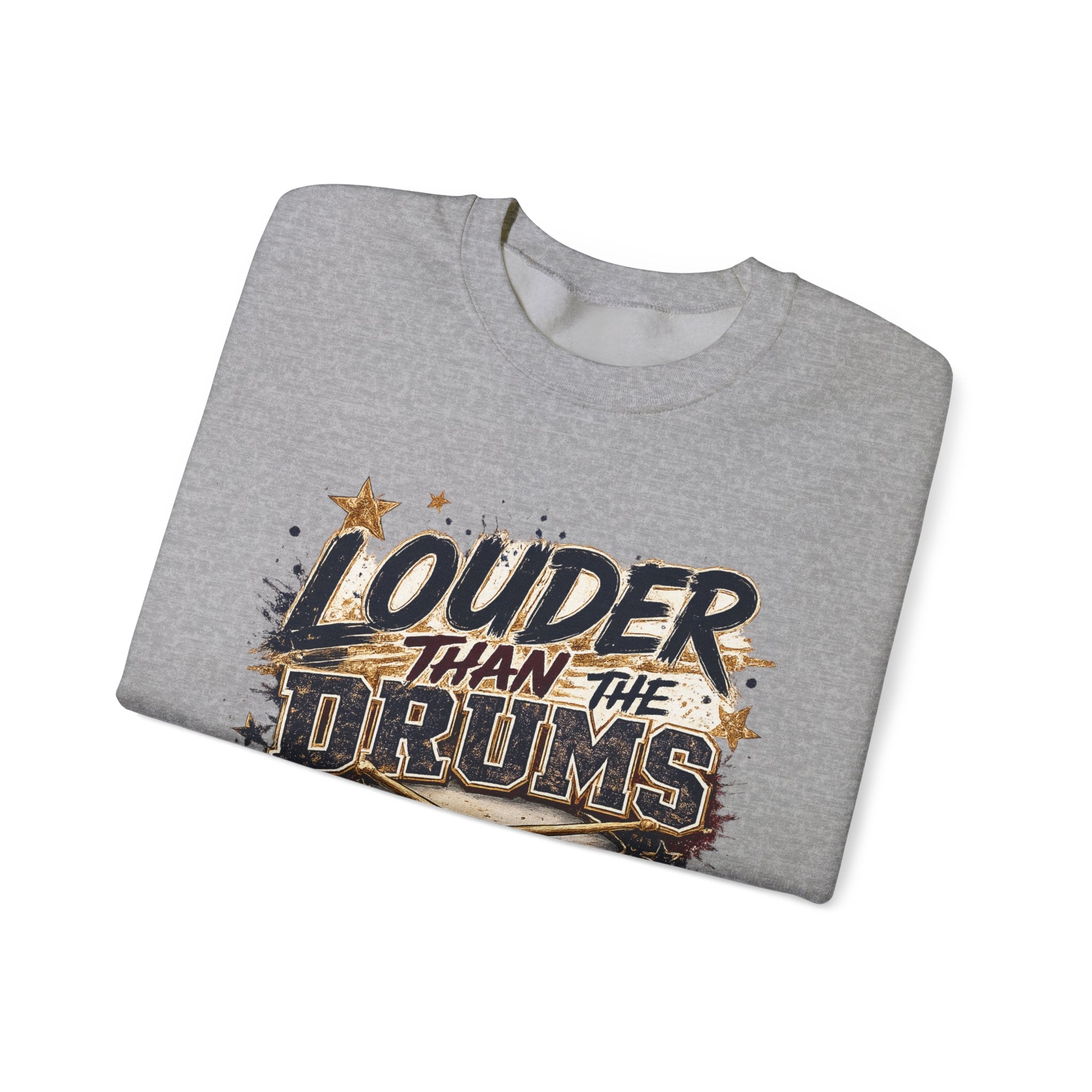 Crewneck Sweatshirt - "Louder Than The Drums" Dawg Pound Mama Graphic
