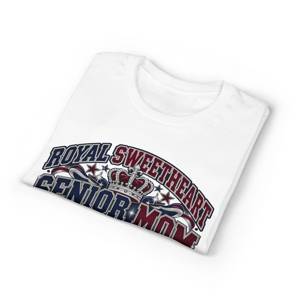 Senior Mom 2027 T-Shirt - "Royal Sweetheart" Proud Last Season Mom Tee