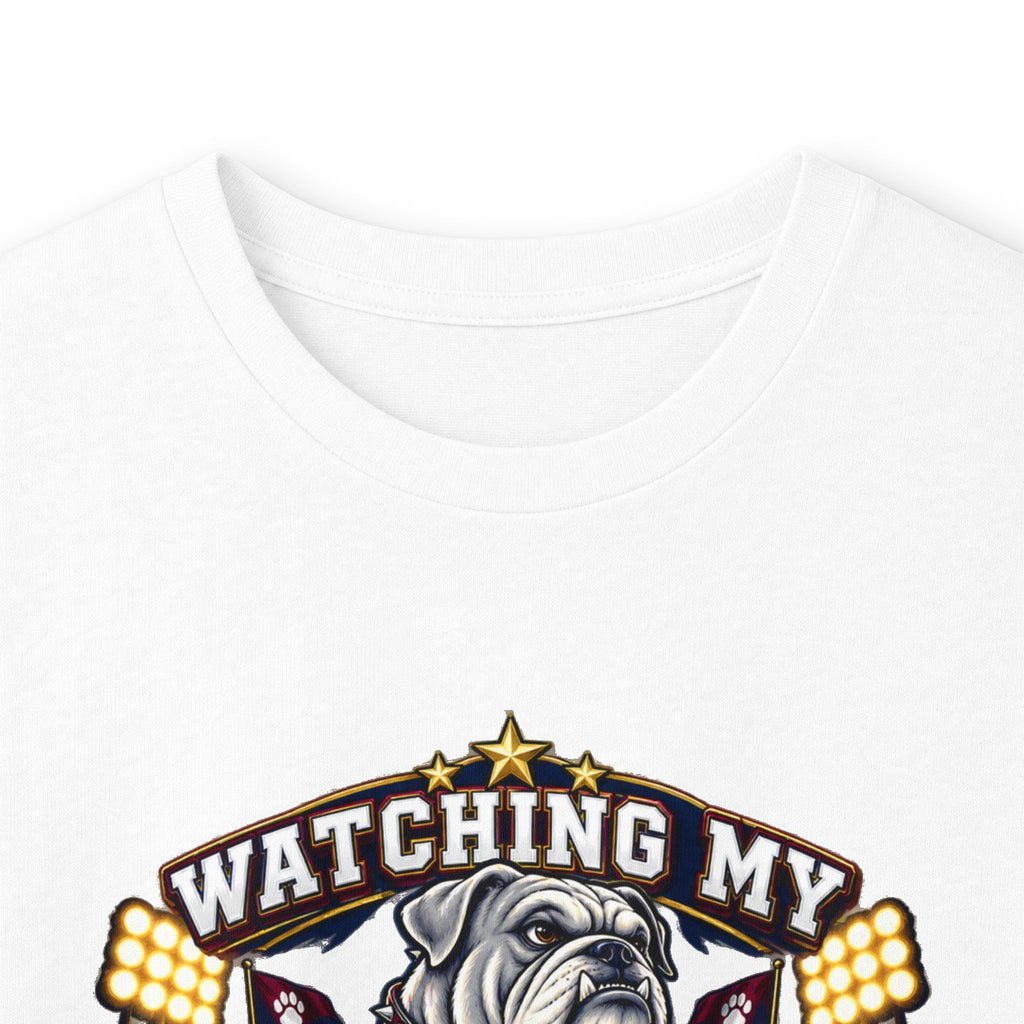Watching My Bulldog March Into Greatness Long Sleeve Tee