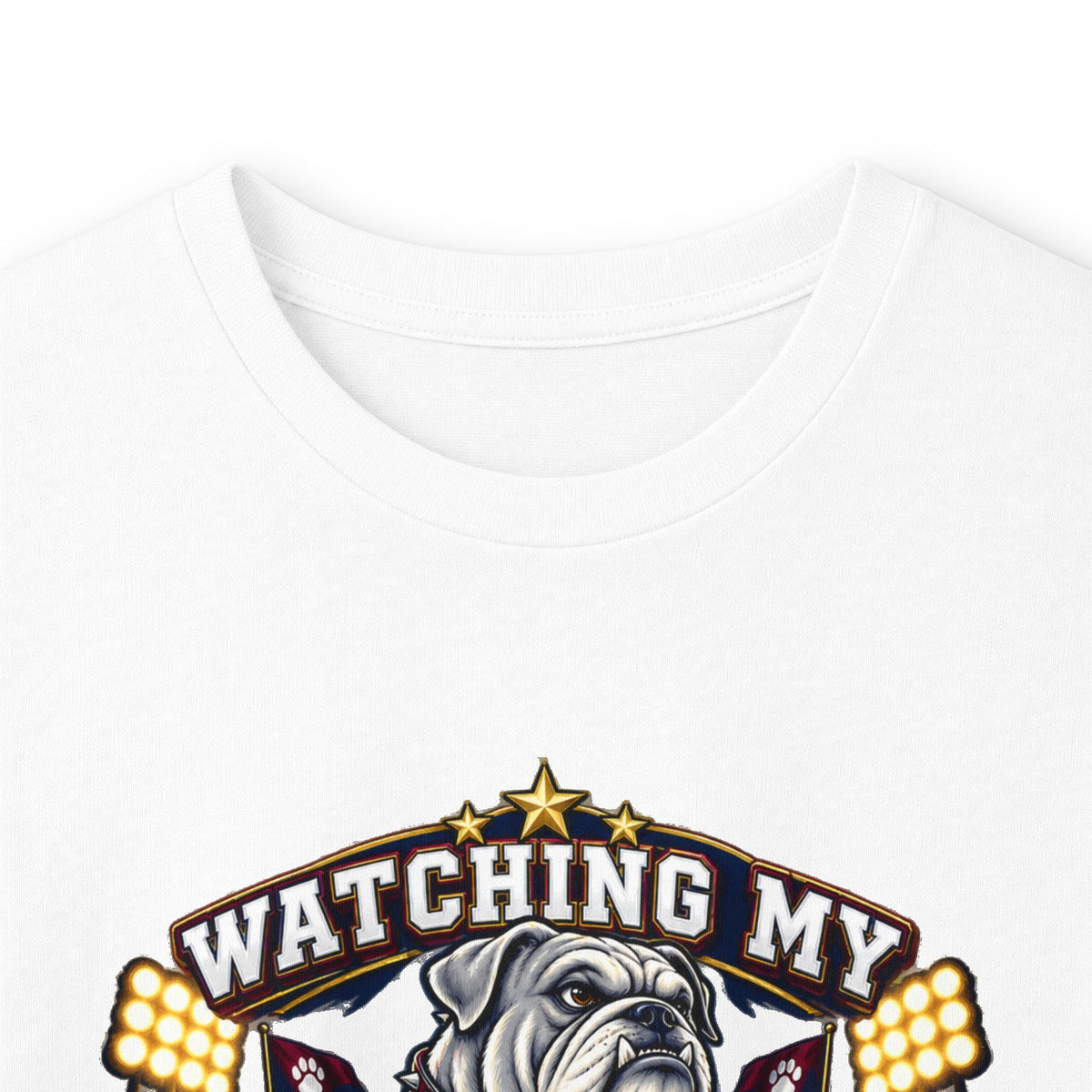 Watching My Bulldog March Into Greatness Long Sleeve Tee