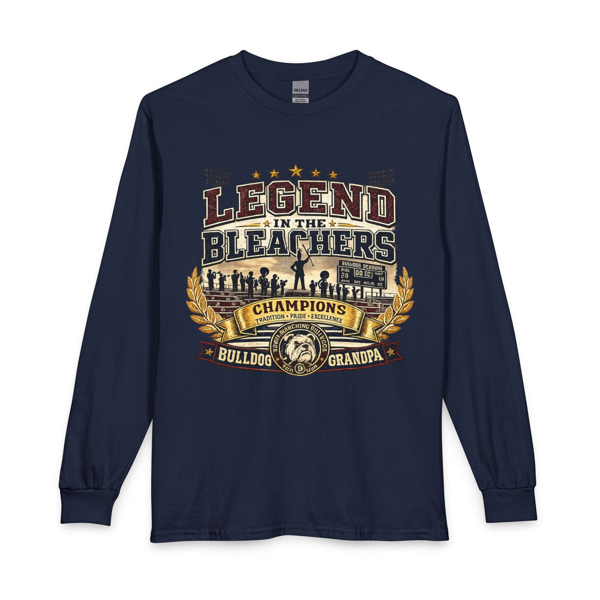 Bulldog Grandpa Champions Tee