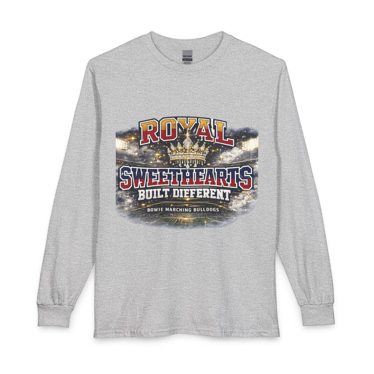 Royal Sweethearts Long Sleeve Shirt — "Built Different" Graphic