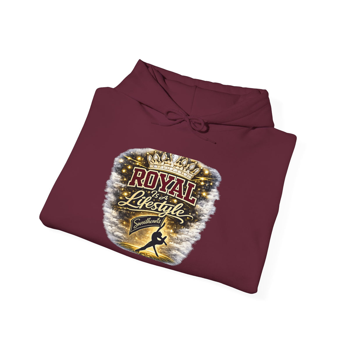 Royal Lifestyle Hoodie - Crown Graphic Pullover for Regal Streetwear