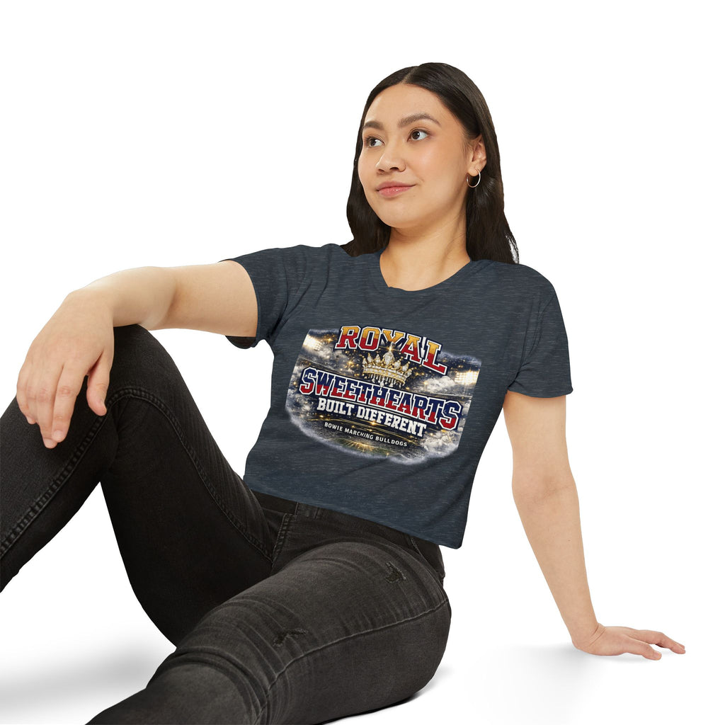 Festival Crop Top — "Royal Sweethearts Built Different" Graphic