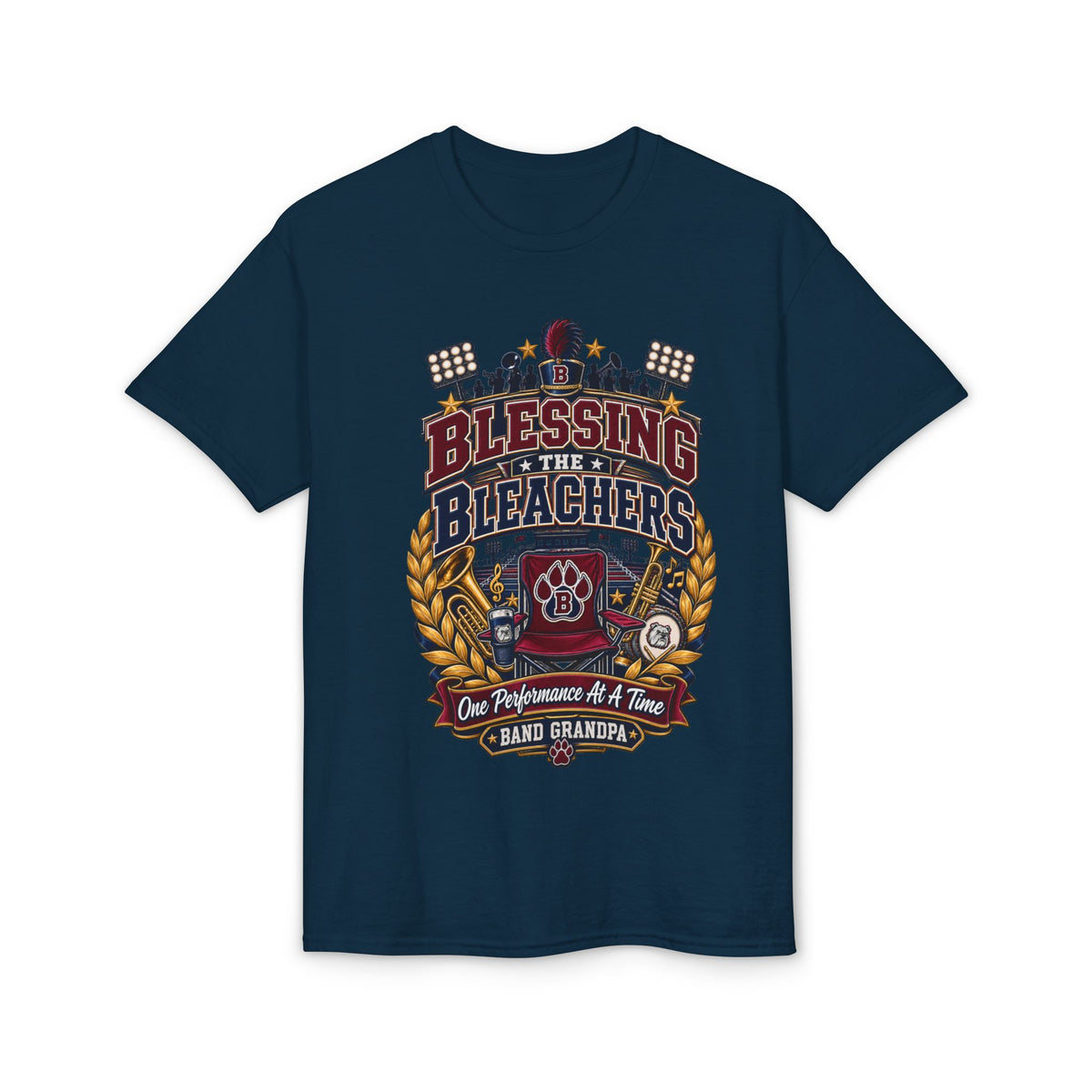 Band Grandpa T-Shirt -  Marching Band Tribute Tee