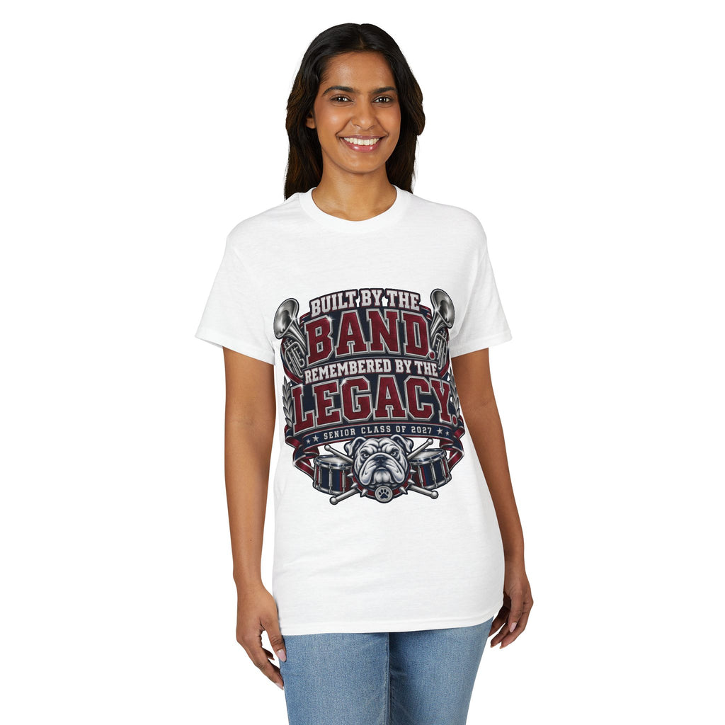 Band Legacy Bulldog T‑Shirt — "Built By The Band, Remembered By The Legacy"