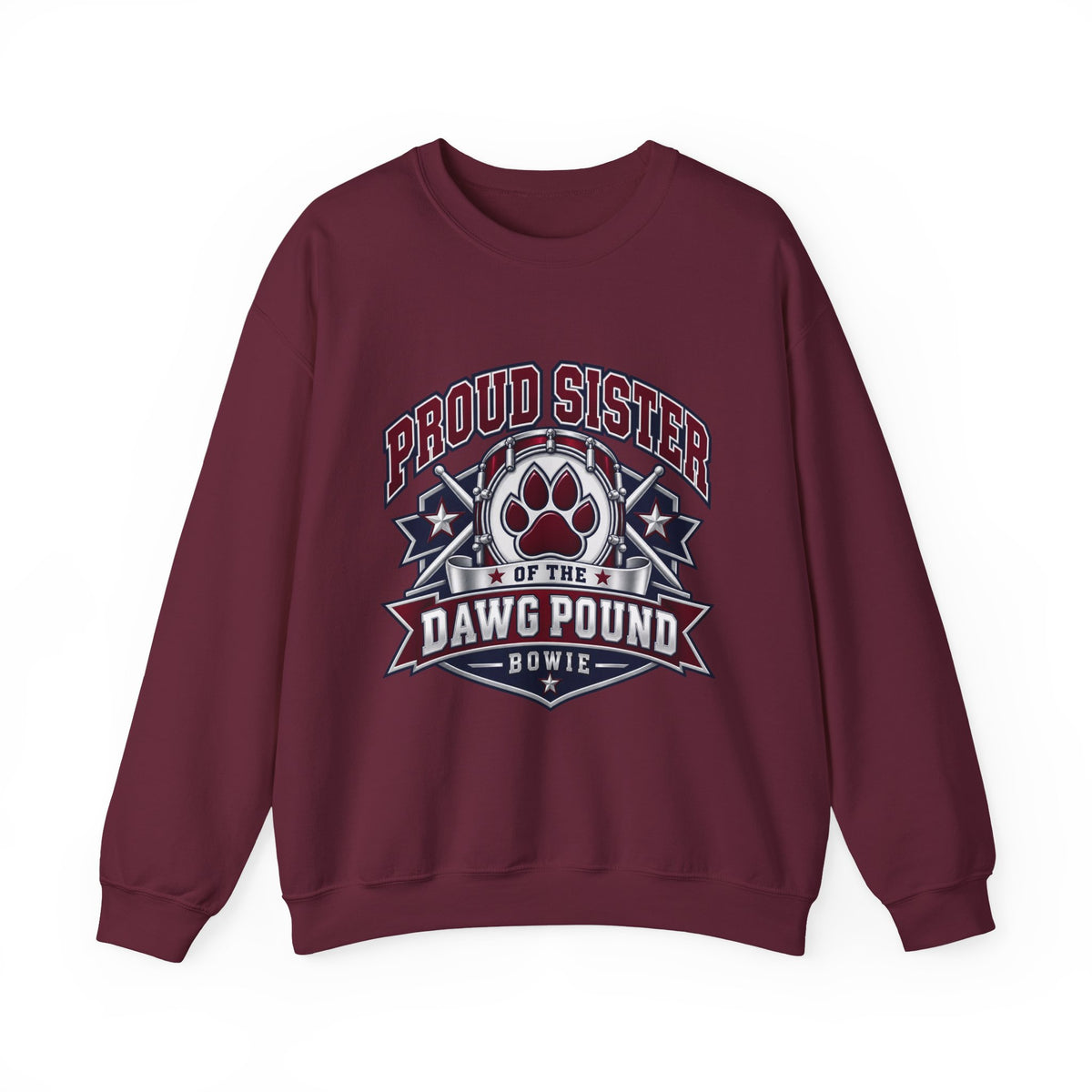 Proud Sister of the Dawg Pound Crewneck Sweatshirt — Fan Pride Pullover