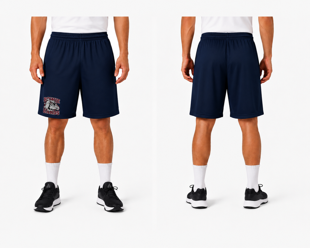 Bowie Marching Bulldogs Performance Athletic Shorts (REQUIRED)