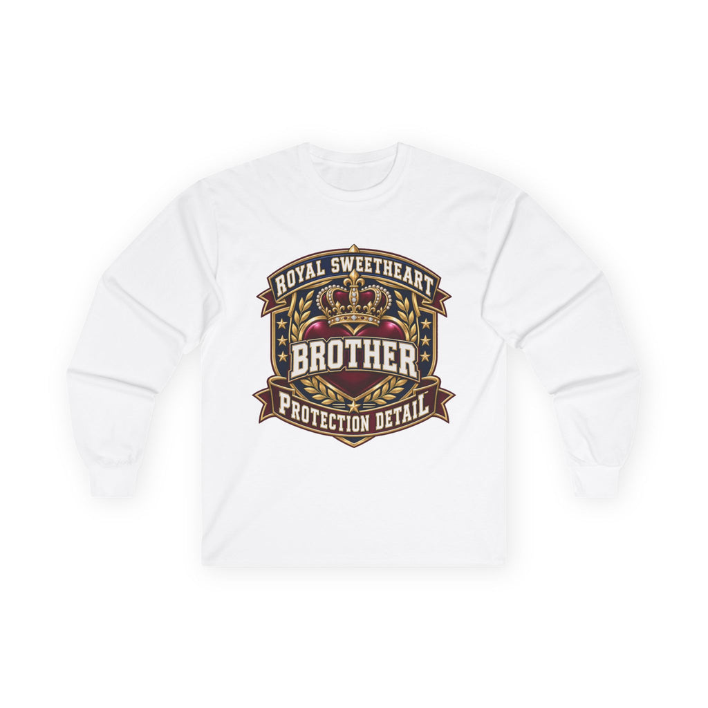 Brother Protection Detail Long Sleeve Tee — "Royal Sweetheart" Crest