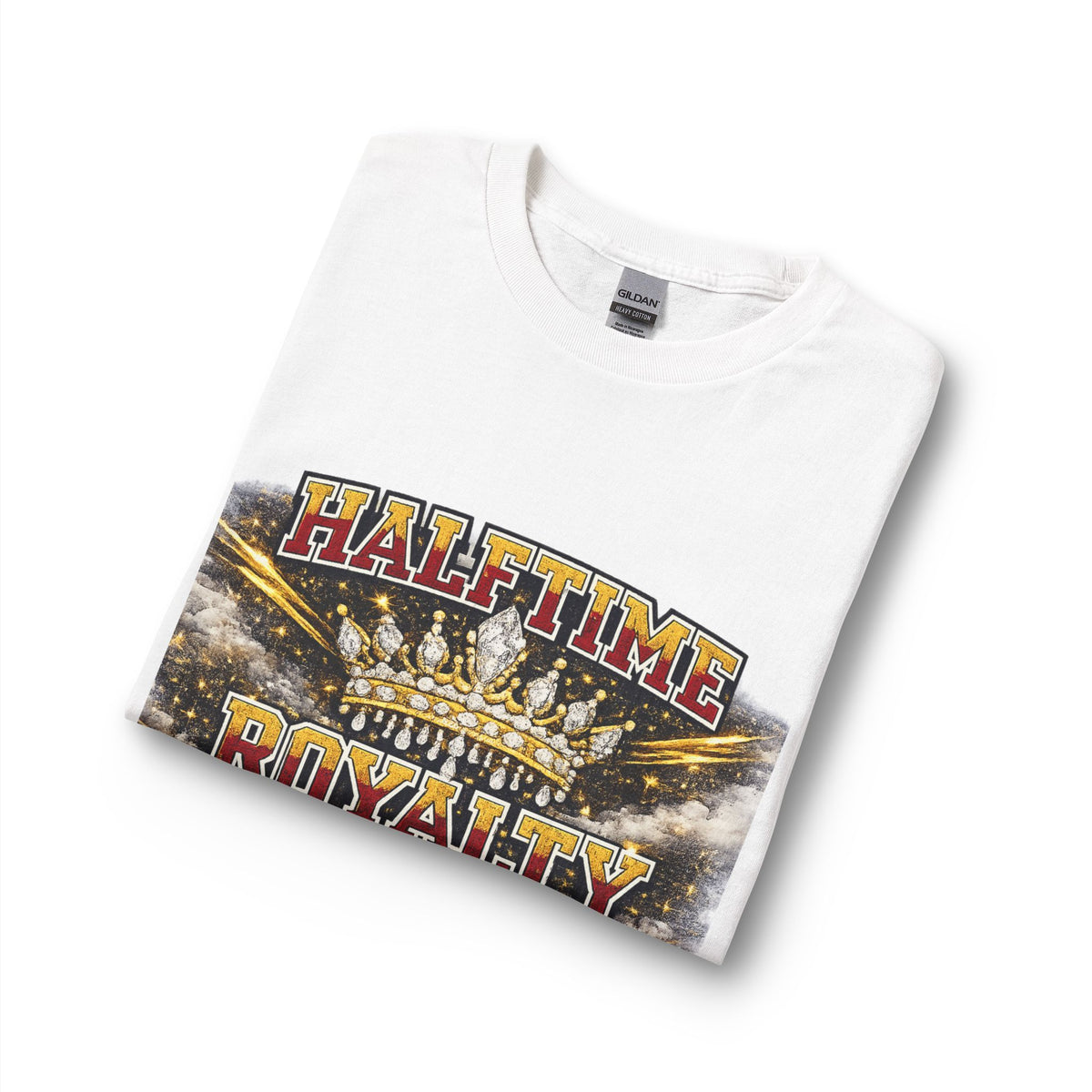 Halftime Royalty Long Sleeve Tee — ‘Halftime Royalty’ Crown Graphic Sports Fan Shirt