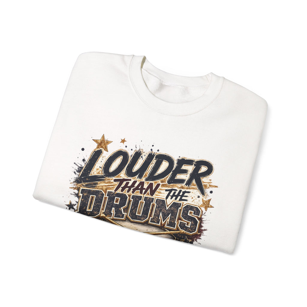 Crewneck Sweatshirt - "Louder Than The Drums" Dawg Pound Mama Graphic