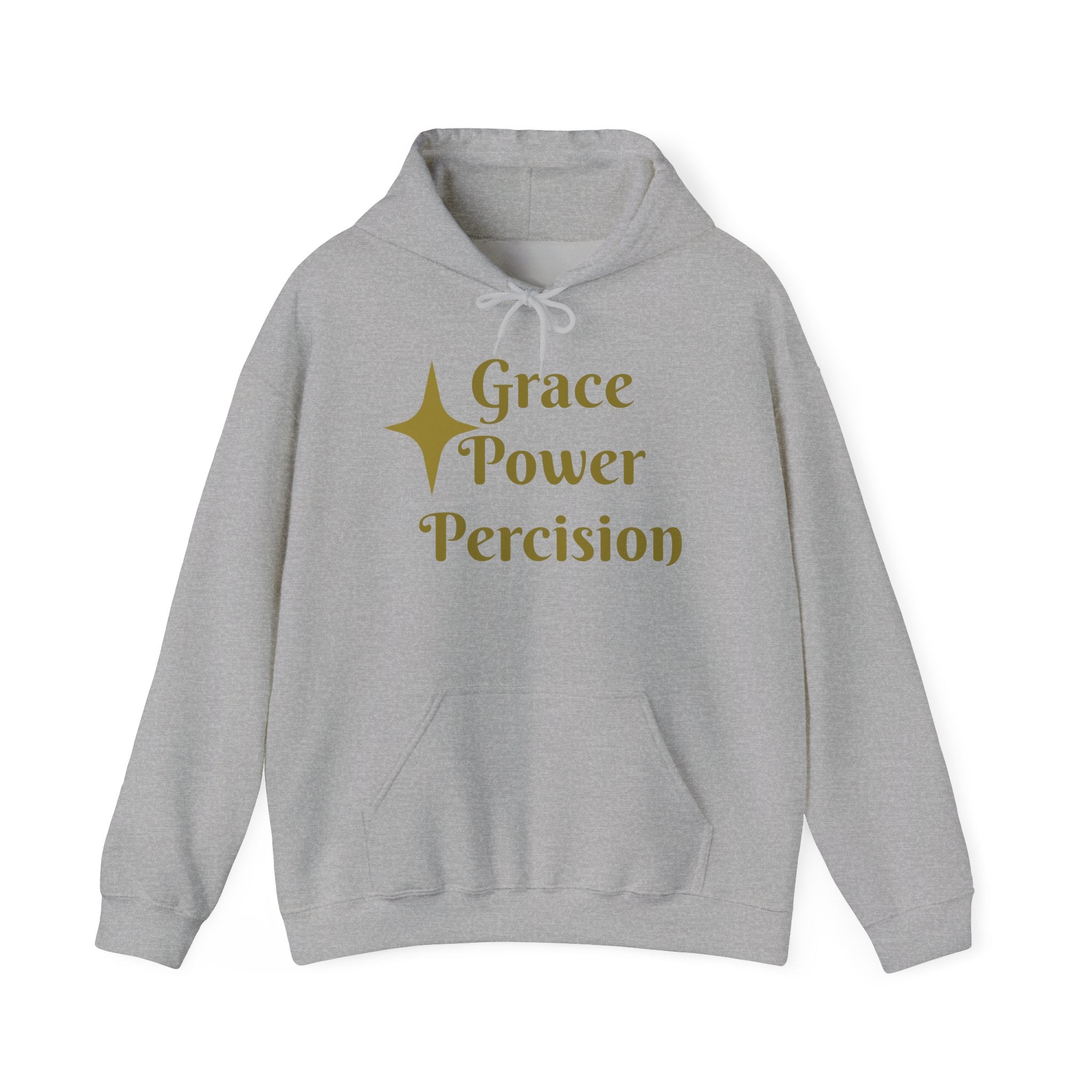 Pressure Makes Queens Hoodie — Grace Power Precision Graphic Pullover