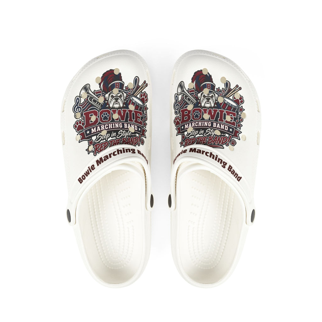 Bowie Marching Band Printed EVA Clogs — Comfortable Lightweight Foam Shoes