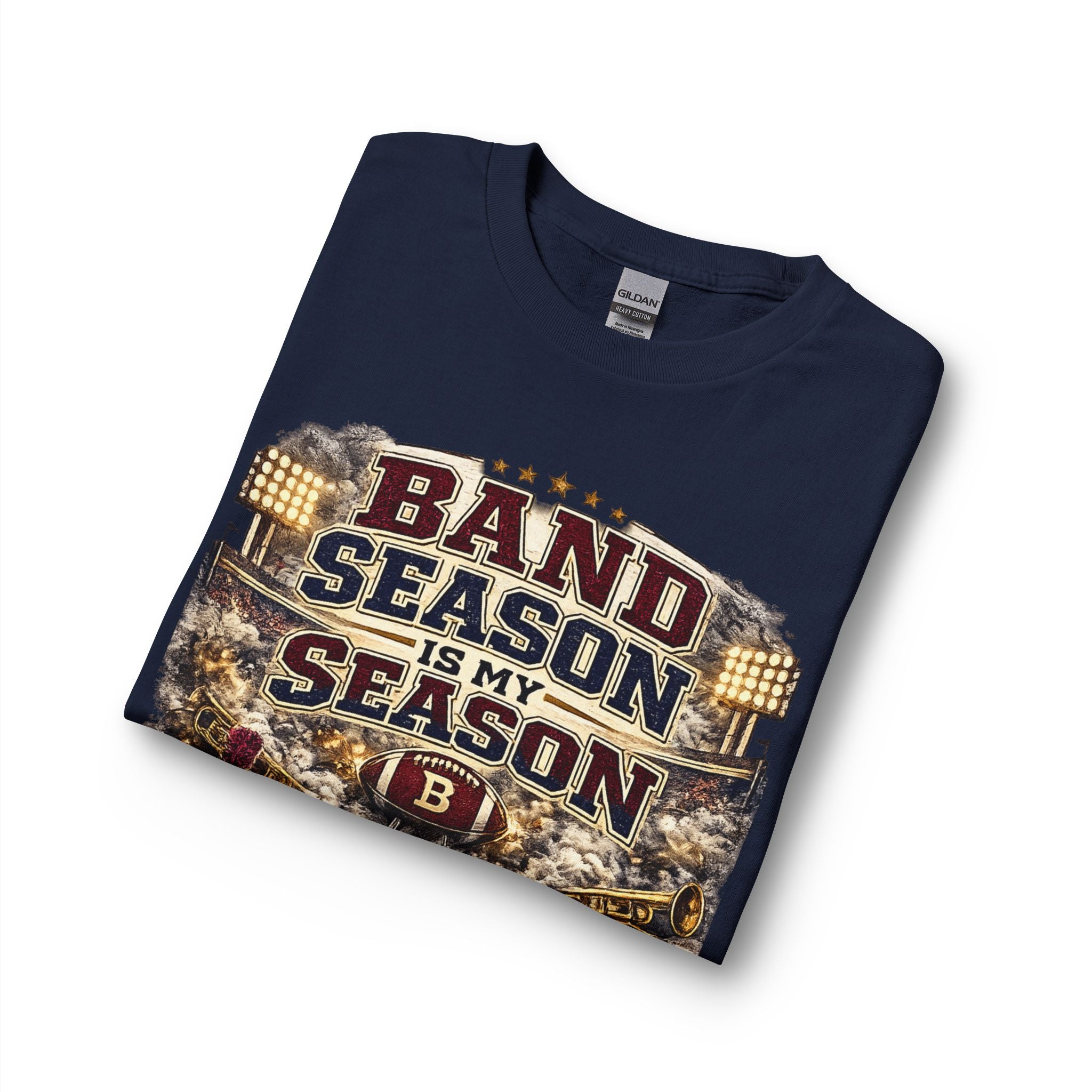 Band Season Is My Season Long Sleeve Tee — Proud Bulldog Grandpa Shirt