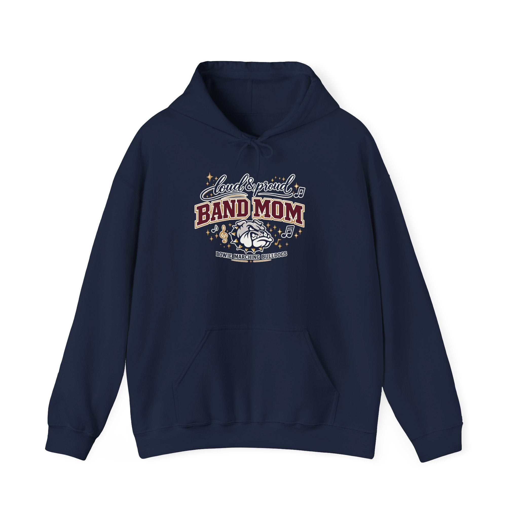 Bowie Marching Bulldogs Mom Heavy Blend Hoodie