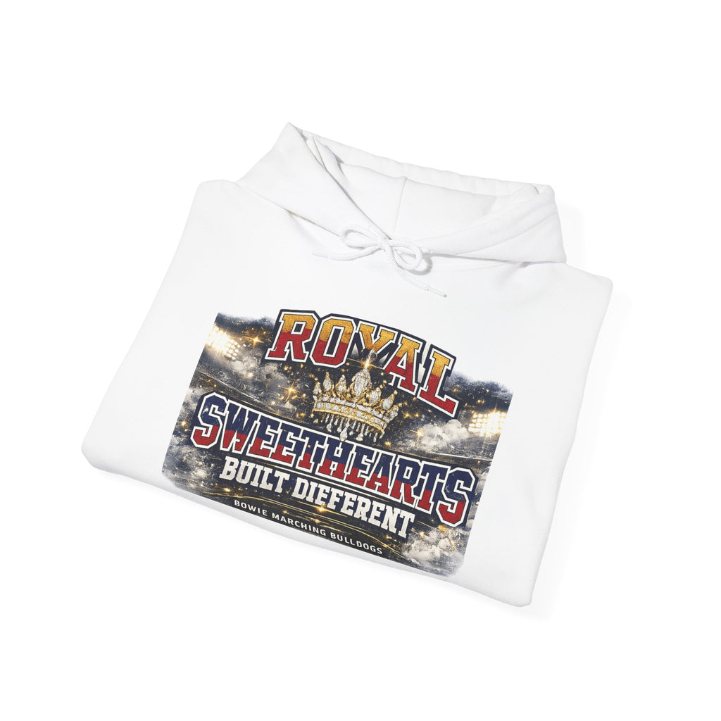 Royal Sweethearts Hoodie — "Built Different" Vintage Motorcycle Graphic