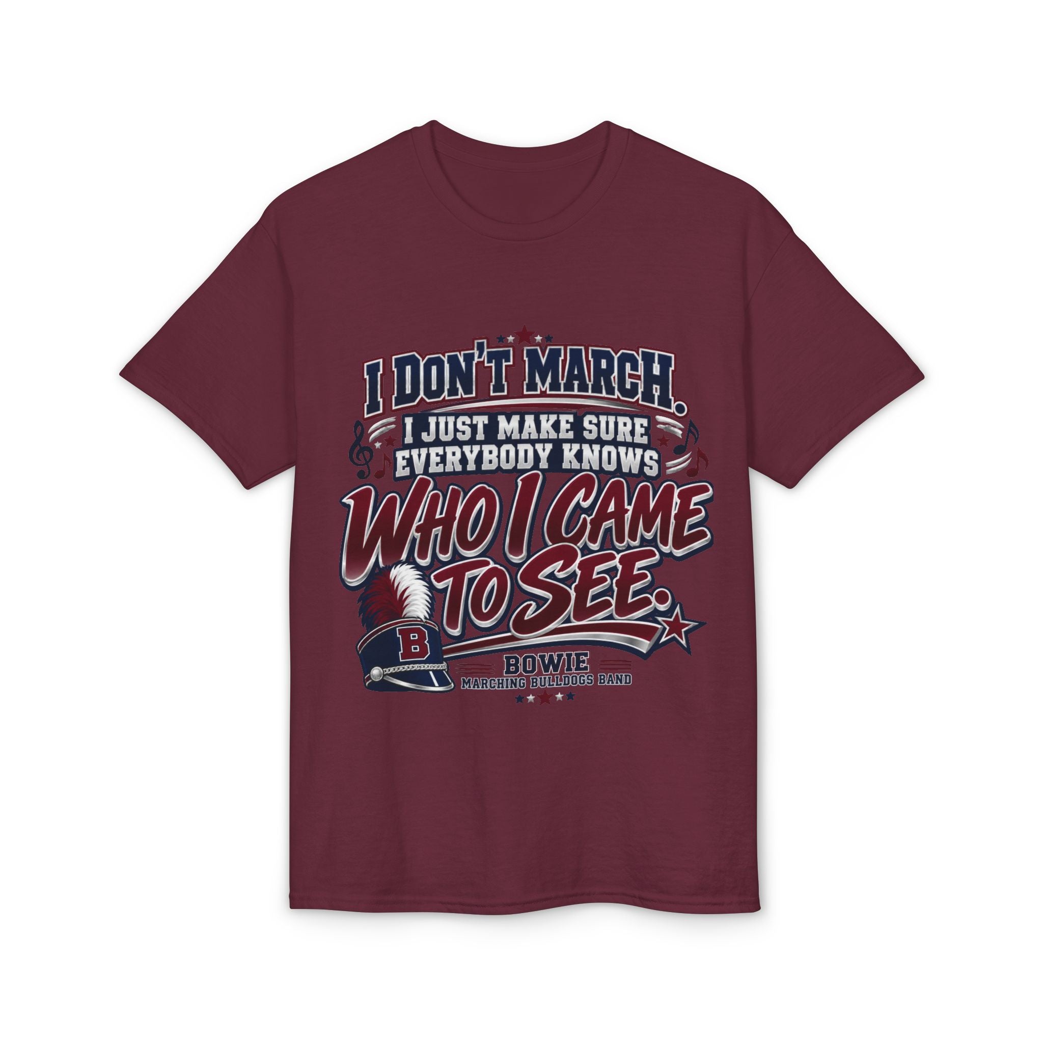 T-Shirt — 'I Don't March, I Came to See' Patriotic Parade Funny Tee