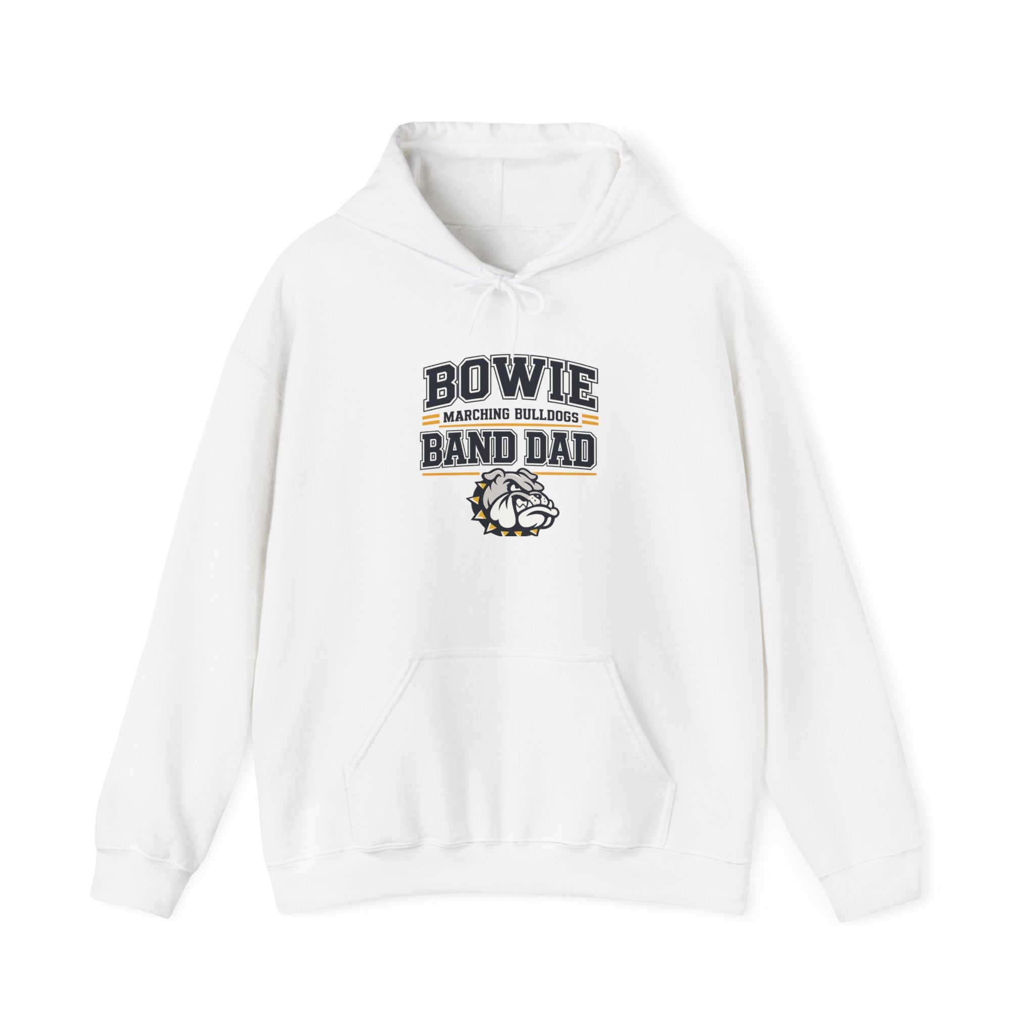 Bowie Marching Bulldogs “Band Dad” Hoodie — School Spirit Sweatshirt