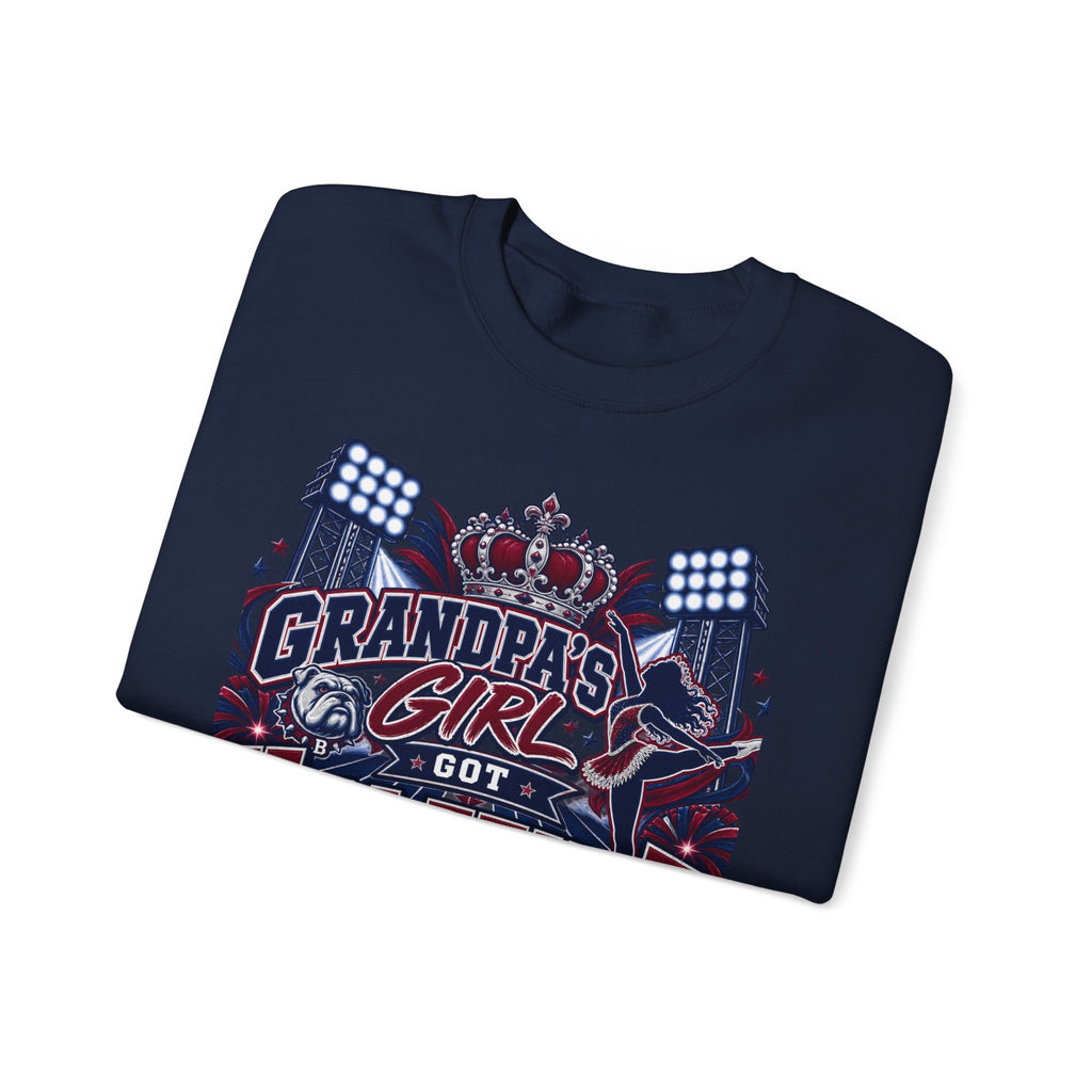 Grandpa’s Girl Got Halftime On Lock Crewneck Sweatshirt