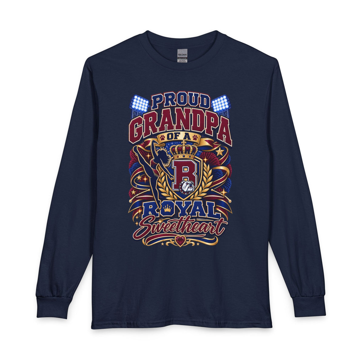 Proud Grandpa of a Royal Sweetheart Long Sleeve Tee