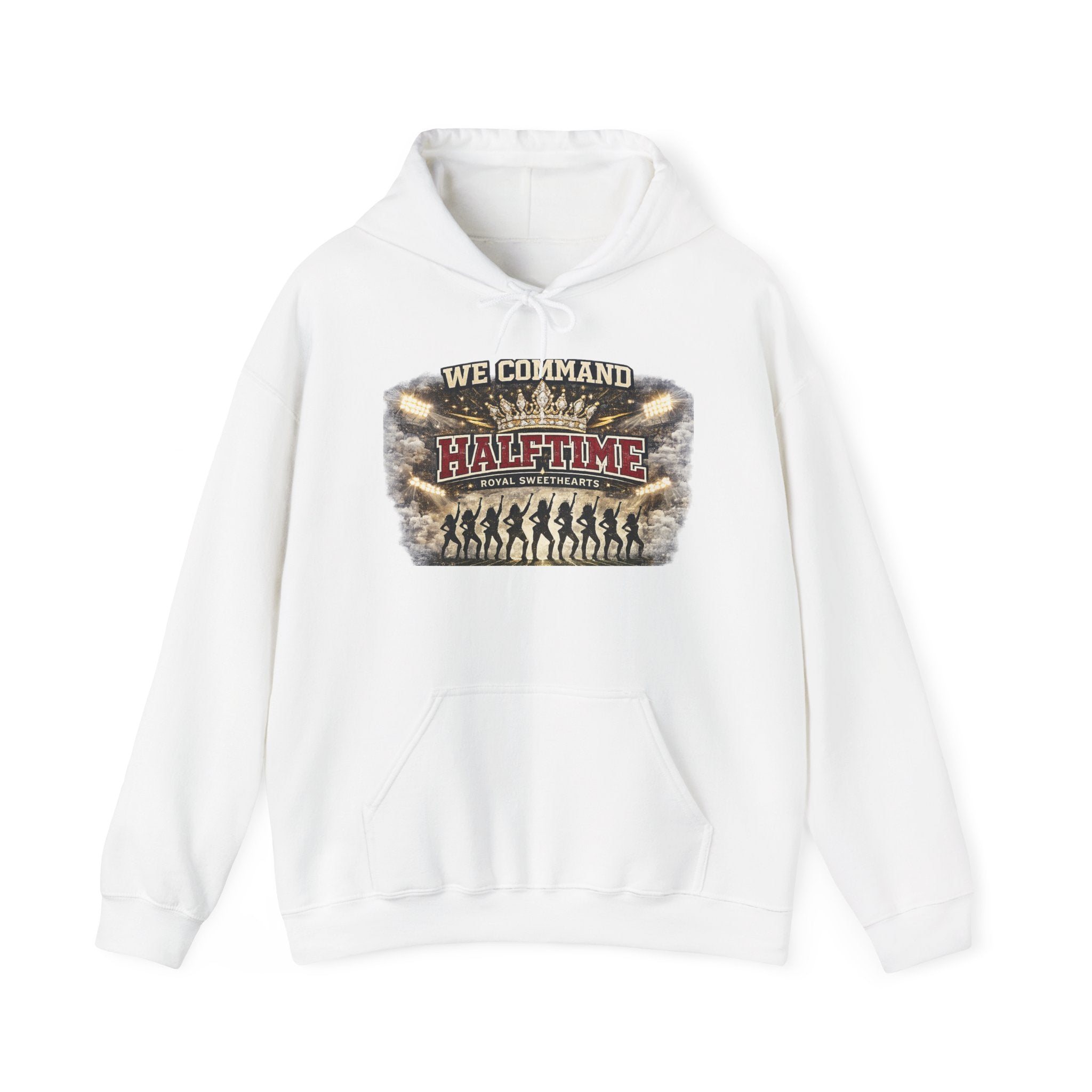 Halftime Command Hoodie — "We Command Halftime" Football Fan Pullover