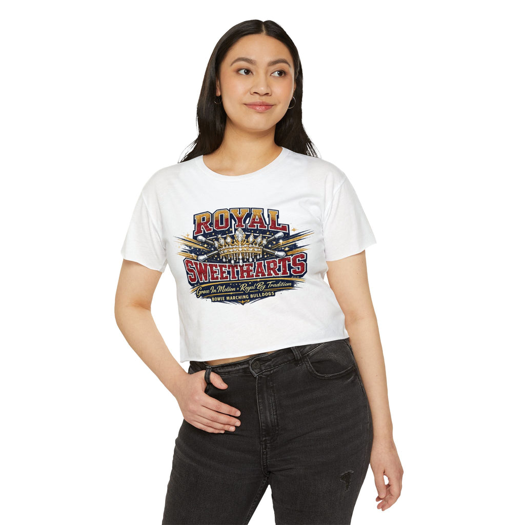 Royal Sweethearts Festival Crop Top — Vintage Band/Parade Graphic Tee
