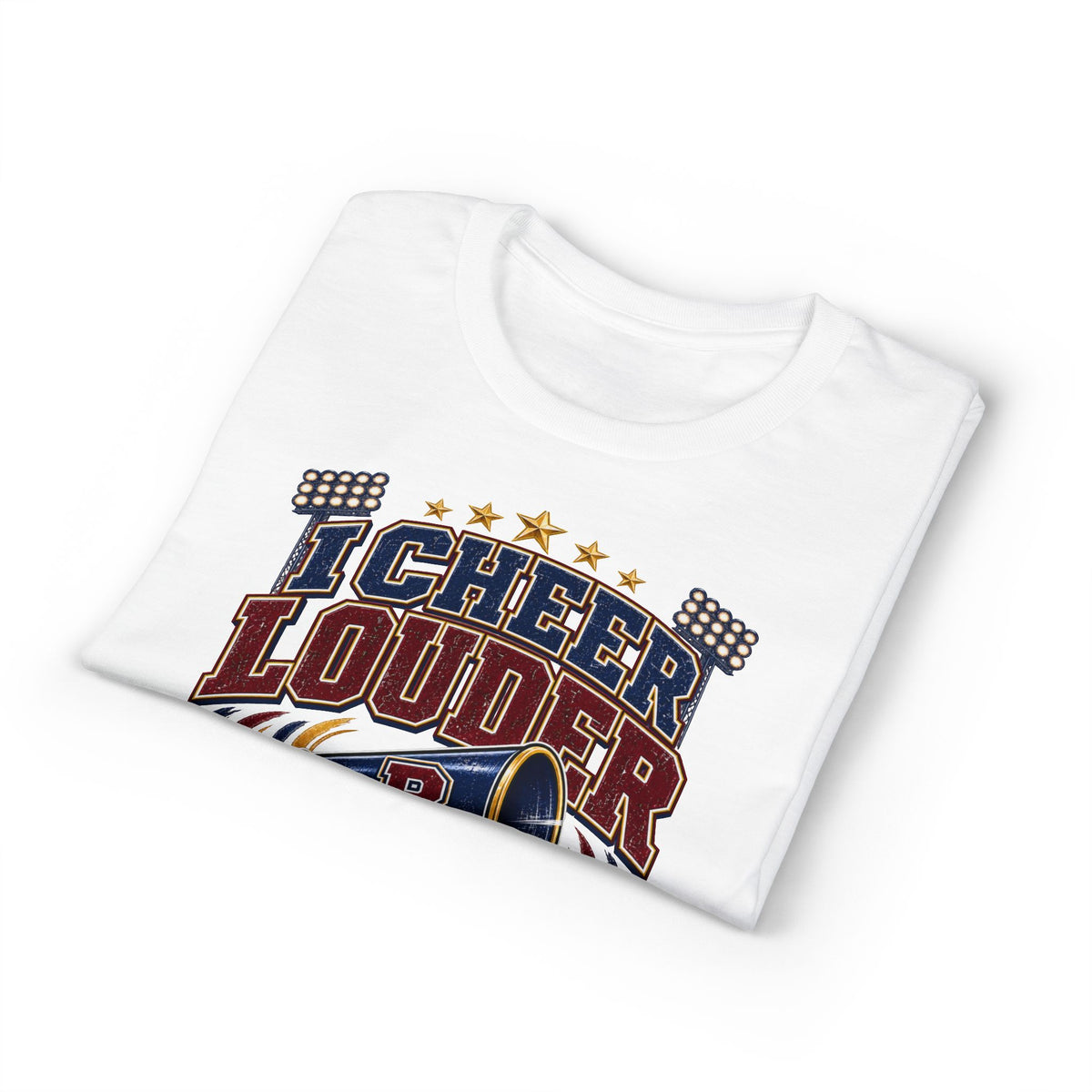 I Cheer Louder Than The Band Bulldog Grandpa T-Shirt