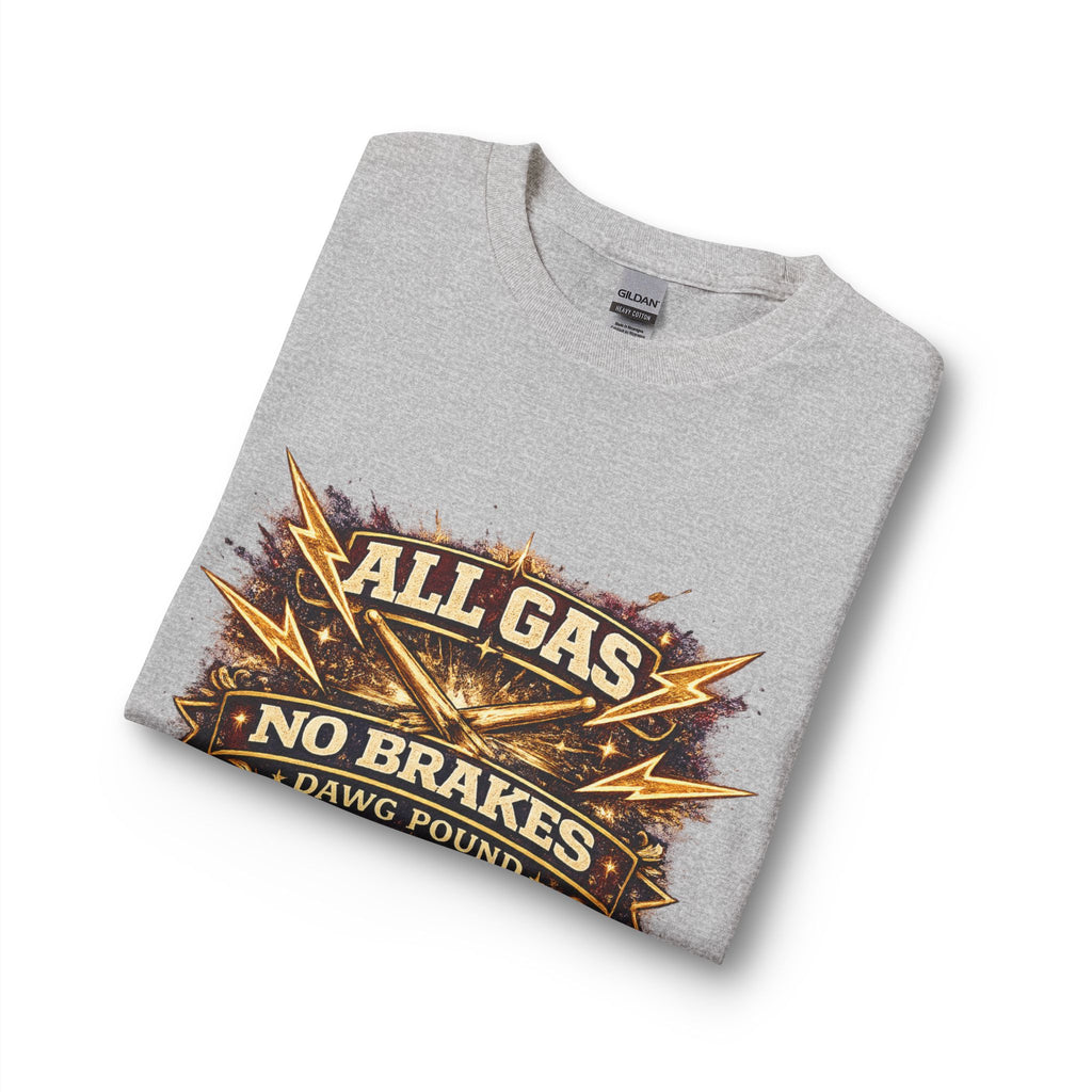 All Gas No Brakes Long Sleeve Tee — Vintage Motorcycle Racing Shirt