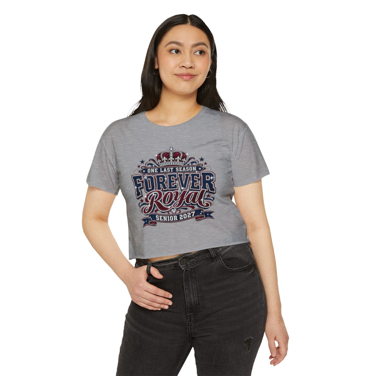 Forever Royal Senior 2027 Crop Top