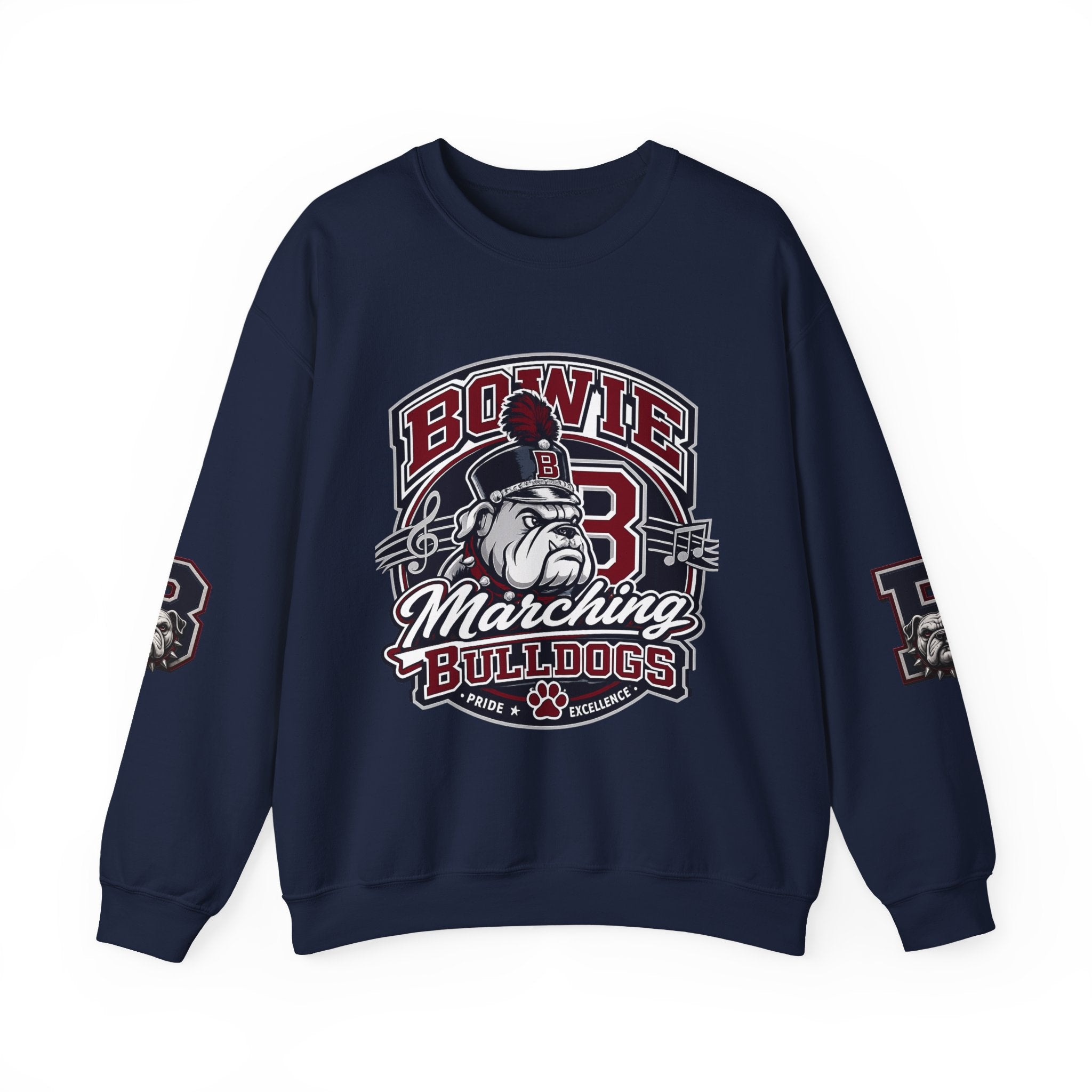 Bowie Marching Bulldogs Crew Neck Sweatshirt