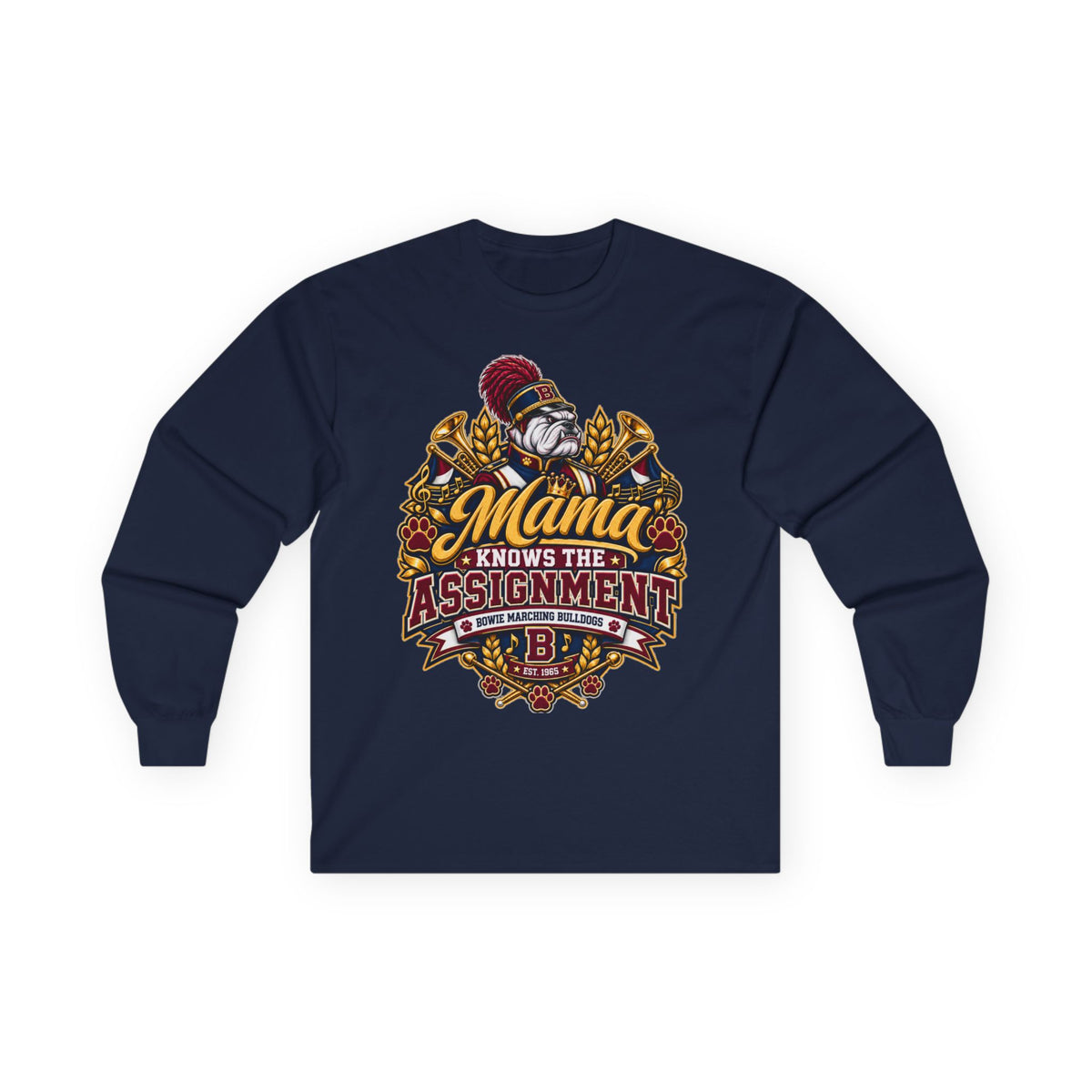 Mama Knows the Assignment Long Sleeve Tee