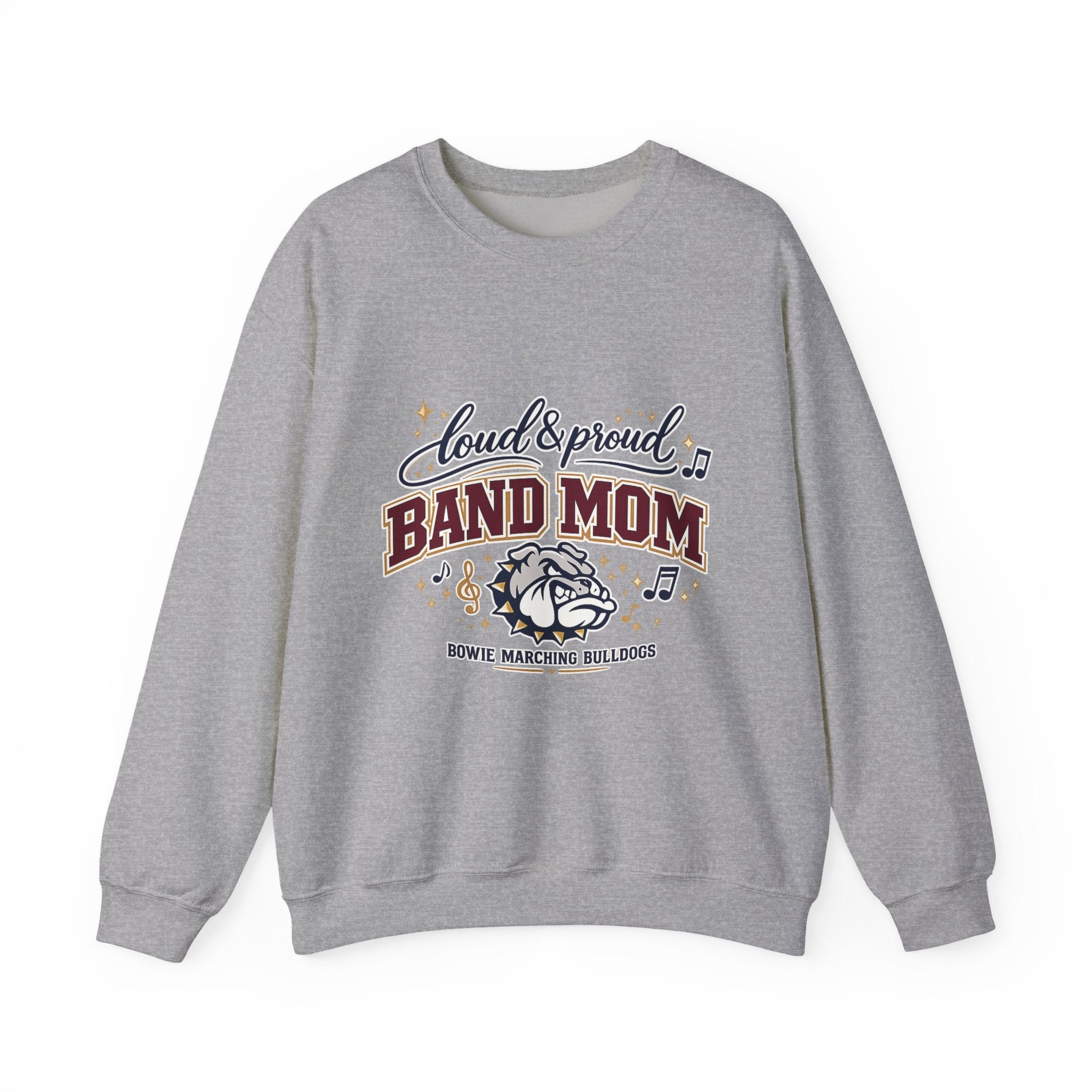 Bowie Bulldogs Mom Crew Neck Sweatshirt