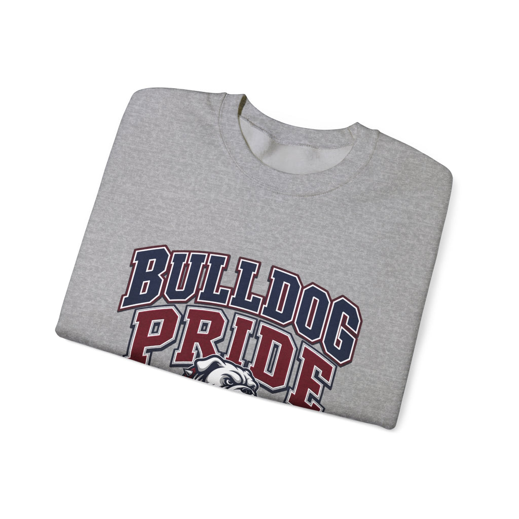 Bulldog Pride Sweatshirt – 'Looks Good on My Sister' Vintage Mascot Crewneck