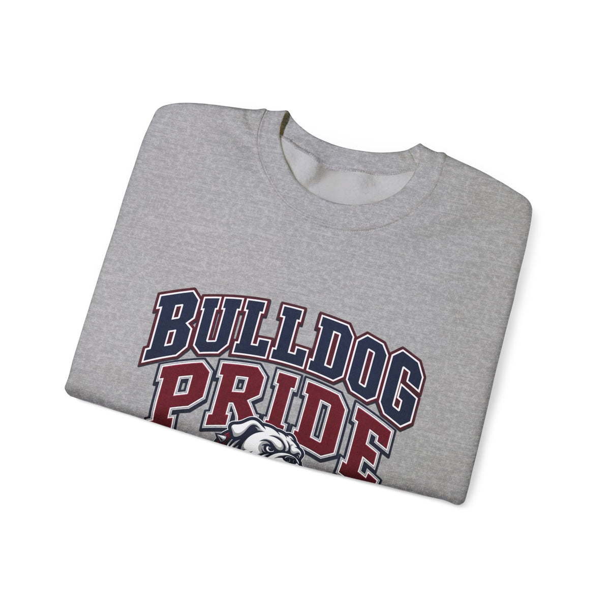 Bulldog Pride Sweatshirt – 'Looks Good on My Sister' Vintage Mascot Crewneck