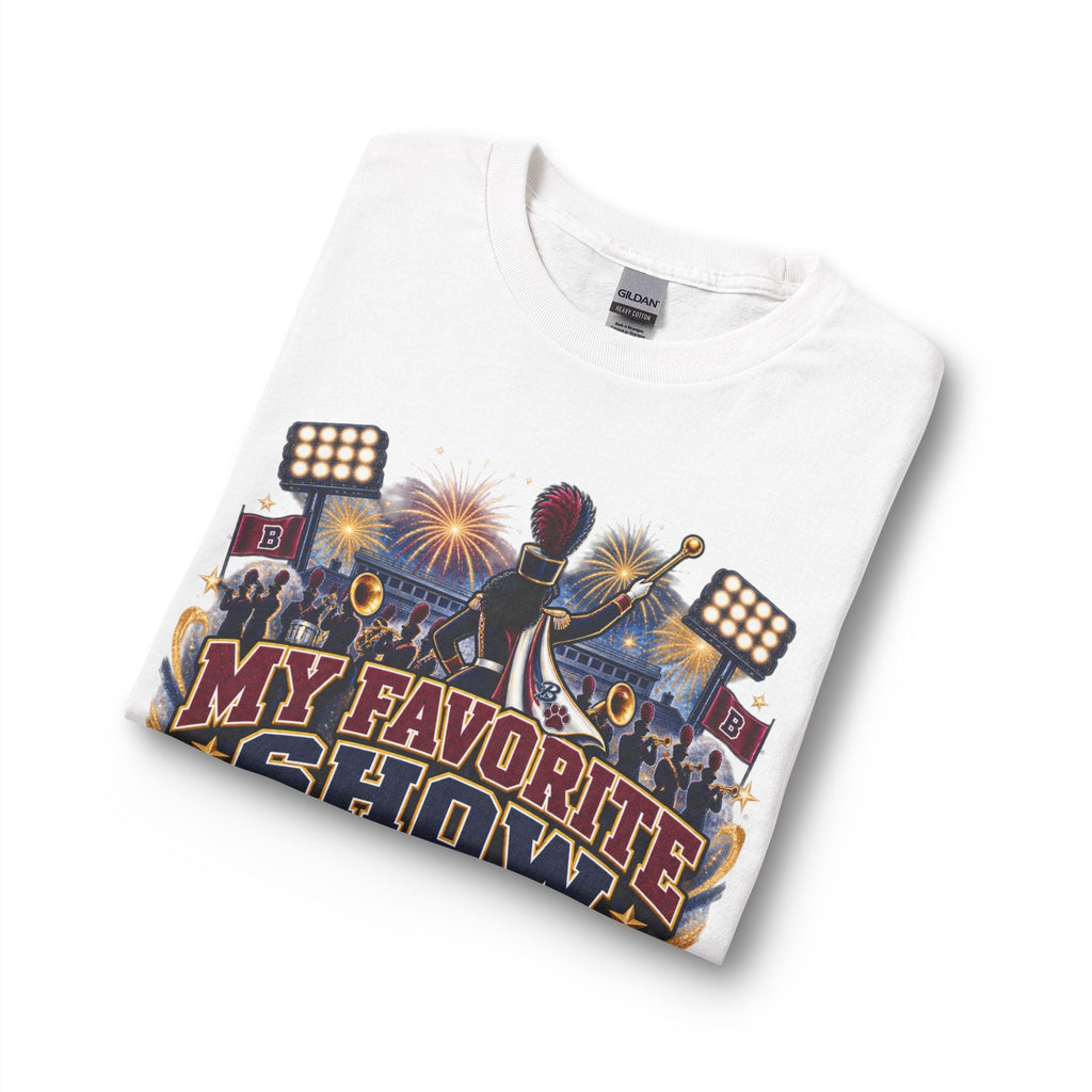 Long Sleeve T‑Shirt — "My Favorite Show Starts at Halftime" Bulldog Grandma Football Tee