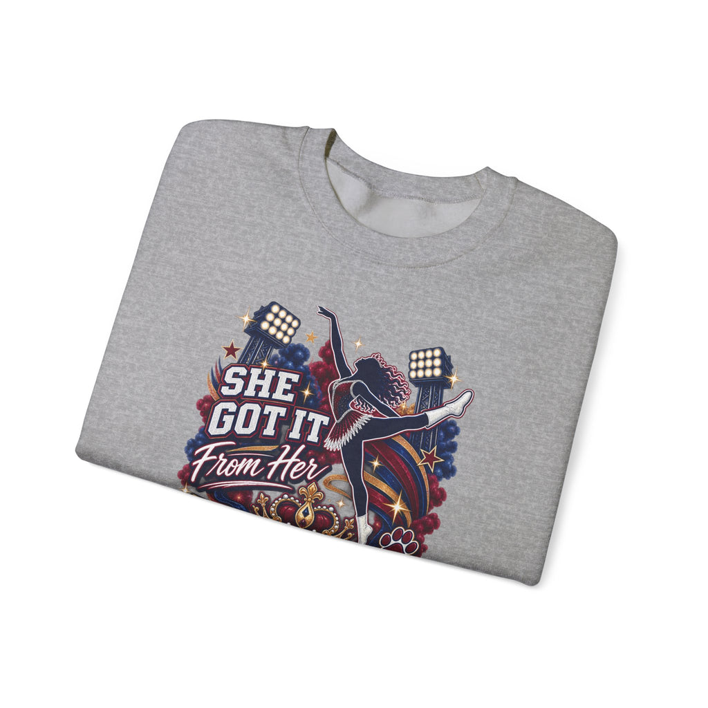 Grandma Rocker Crewneck Sweatshirt — "She Got It From Her Grandma" Vintage Concert Design